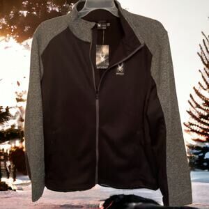 Spyder Mens Jacket Coat size L SPFED093-001 NWT NEW